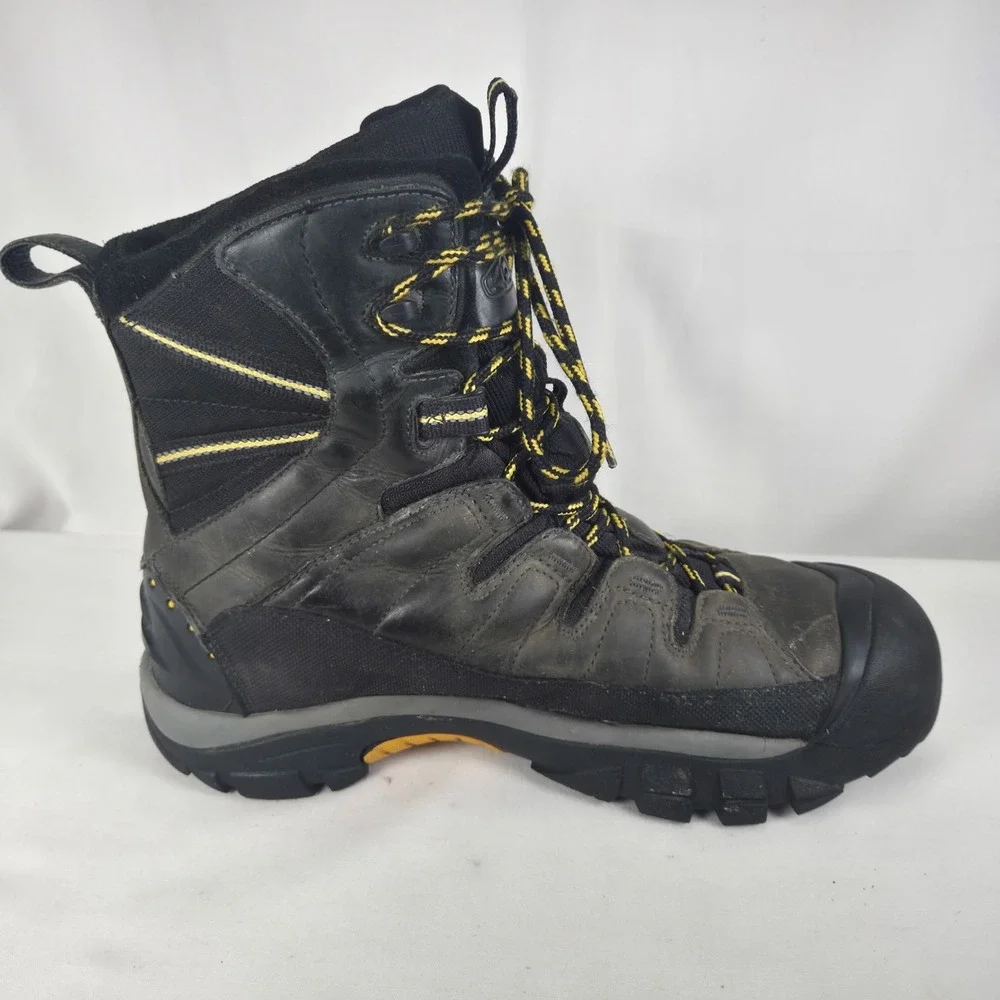 Keen Summit County 450g Insulated Toe Warm Boots Mens 11.5 Dark Gray Waterproof